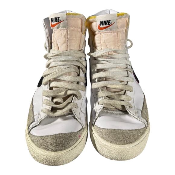 Nike Blazer Mid '77 Vintage Men’s Size 9 White Lifestyle Athletic Shoes Sneakers - Picture 5 of 11